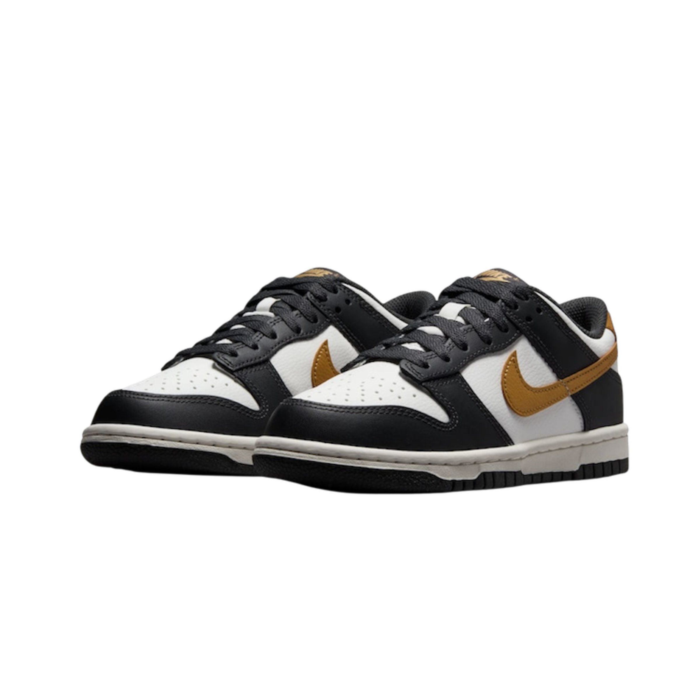 NIKE DUNK LOW BLACK METALLIC-GOLD