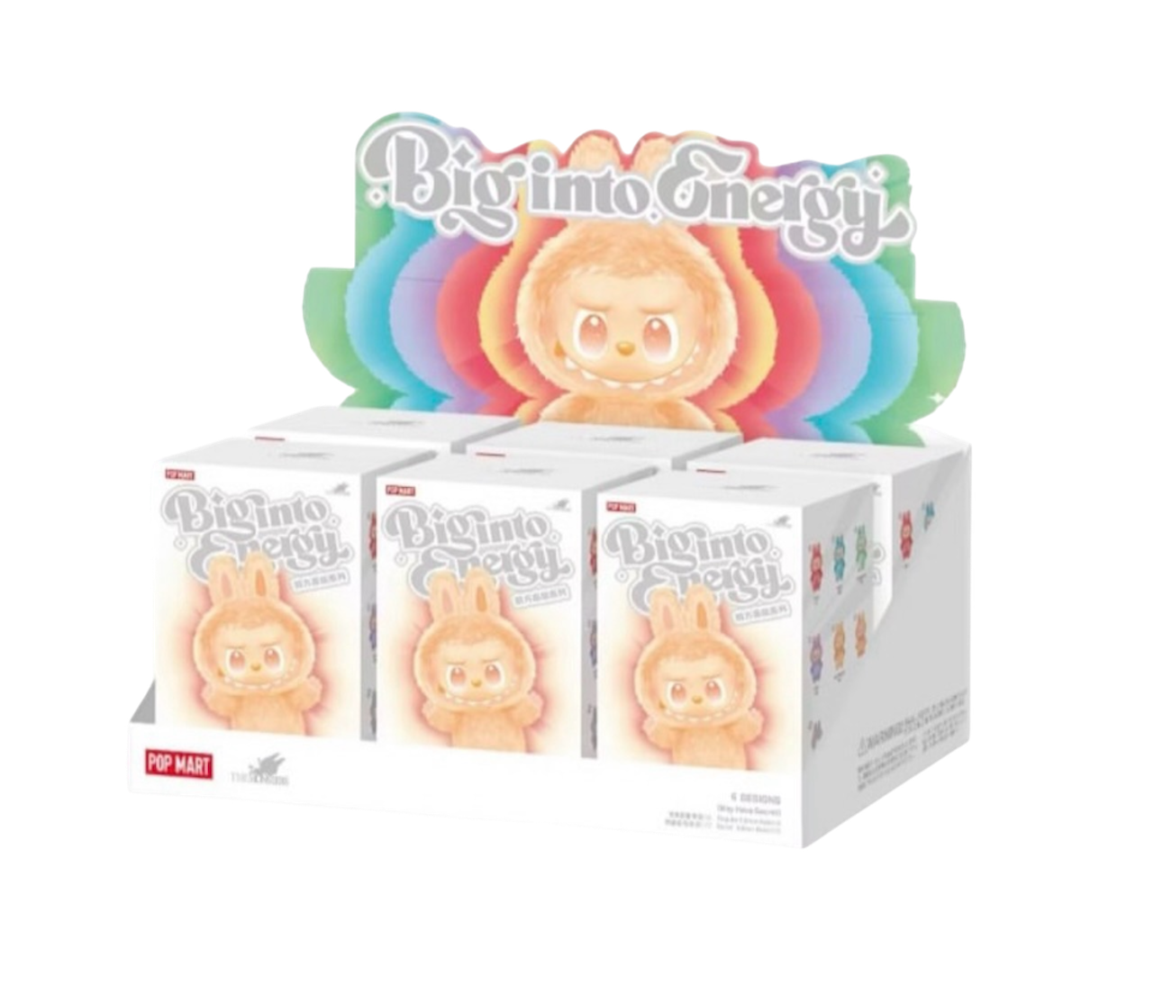 POP MART THE MONSTERS LABUBU - BIG INTO ENERGY SERIES