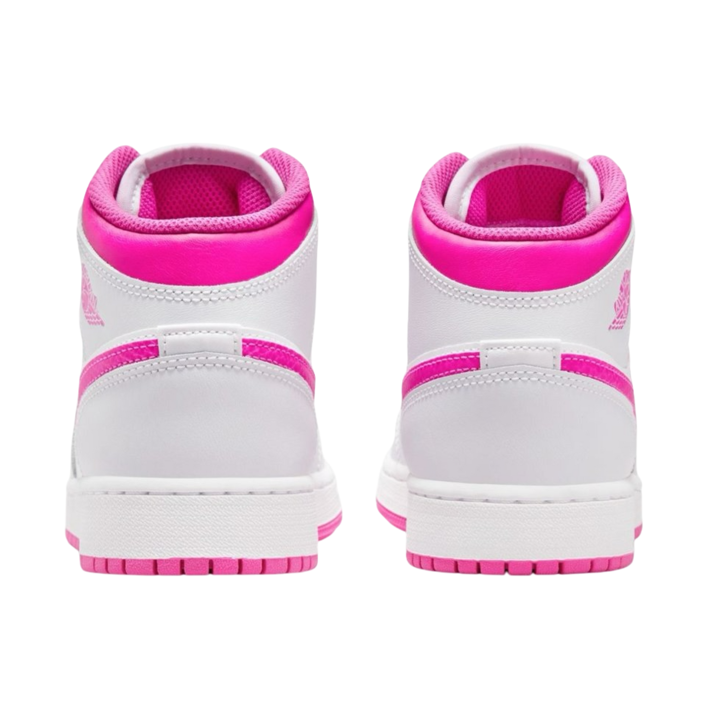JORDAN 1 MID PINK WHITE