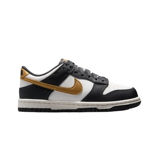 NIKE DUNK LOW BLACK METALLIC-GOLD