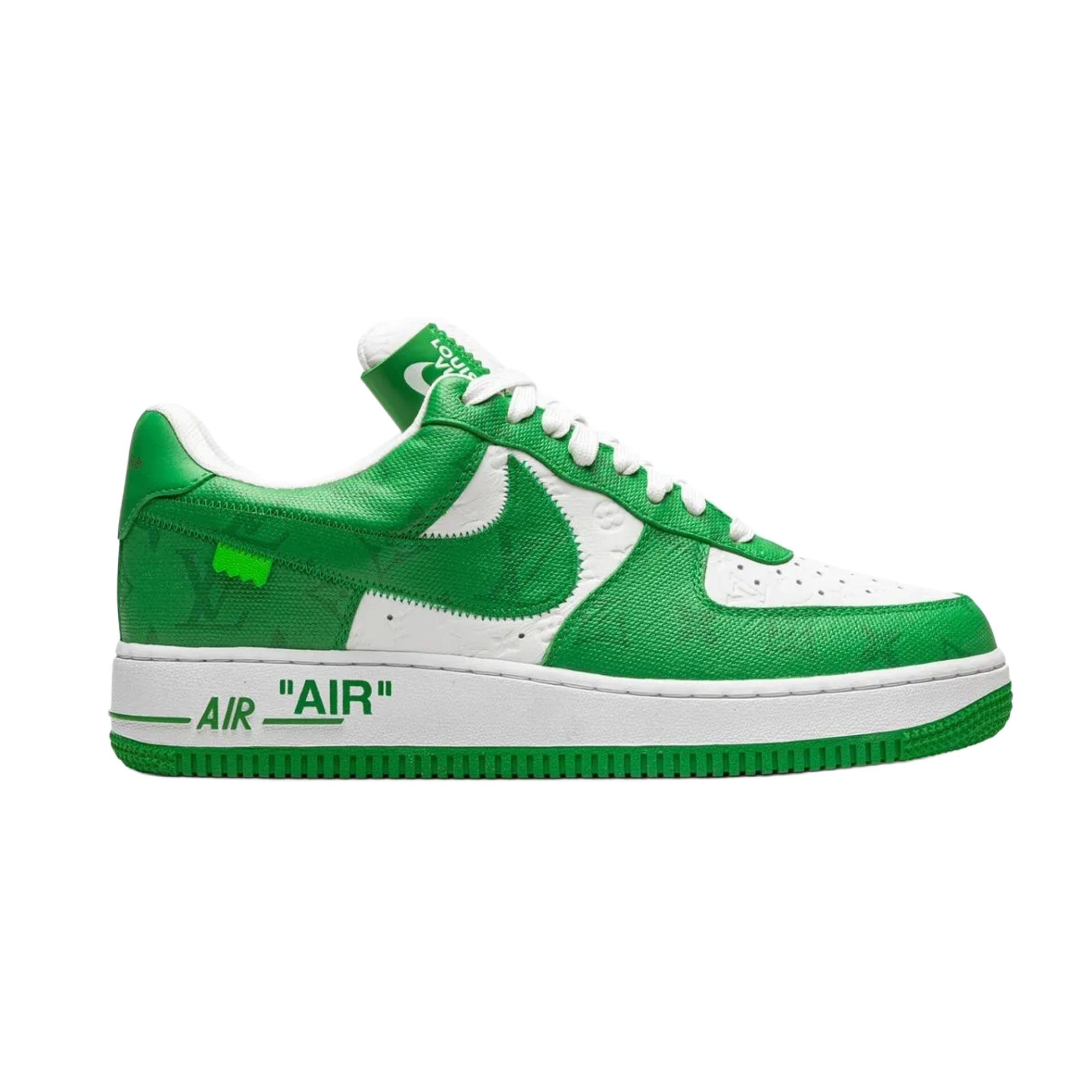 LOUIS VUITTON X OFF-WHITE X NIKE AIR FORCE 1 LOW LUCKY GREEN