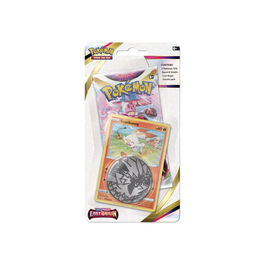 POKÉMON TCG - LOST ORIGIN CHECKLANE BLISTER - SCORBUNNY