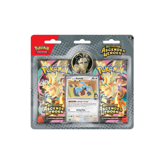 POKÉMON MEGA EVOLUTION: ASCENDED HEROES 2 PACK BLISTER – LARRY’S KOMALA
